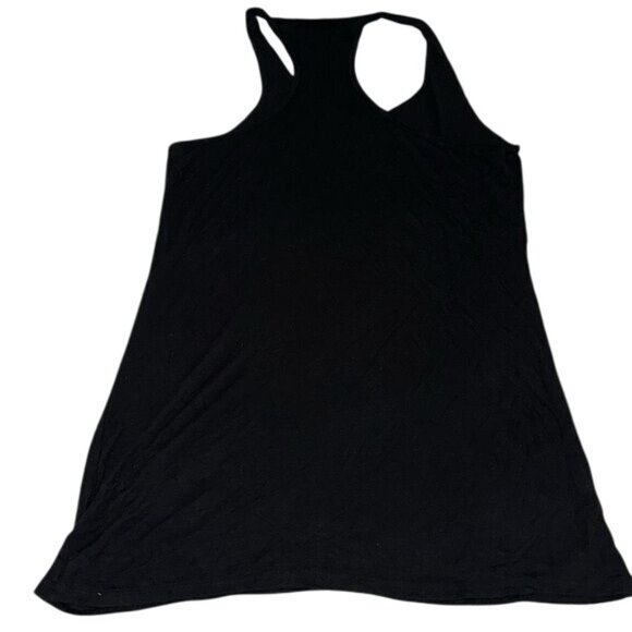 Color Bear Womens Black Racerback Tank Top "Coffee Because Adulting Is Hard" Gra - Picture 4 of 6